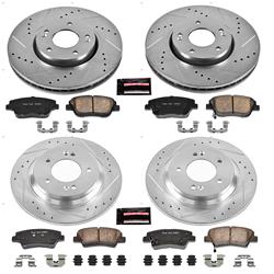 PowerStop Z23 Evolution Sport Brake Upgrade Kits for 2014-2016 OPTIMA - K7504