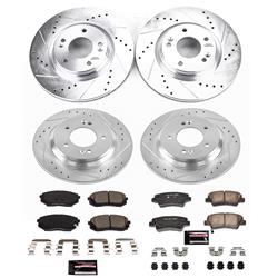 PowerStop Z23 Evolution Sport Brake Upgrade Kits for 2018-2019 OPTIMA, 2016-2019 SONATA - K7523