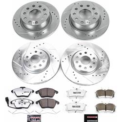 PowerStop Z26 Street Warrior Brake Upgrade Kits for 2013-2017 BEETLE, 2013-2018 JETTA - K7530-26