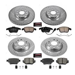 PowerStop Z23 Evolution Sport Brake Upgrade Kits for 2016-2018 Q3, Q3 QUATTRO - K7537