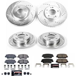 PowerStop Z23 Evolution Sport Brake Upgrade Kits for 2017-2018 FORTE5, 2017 VELOSTER - K7583