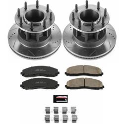 PowerStop Z23 Evolution Sport Brake Upgrade Kits for 2017-2022 F-350 SUPER DUTY - K7669