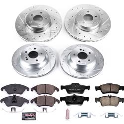 PowerStop Z23 Evolution Sport Brake Upgrade Kits for 2010-2016 E350, 2013-2016 E400 - K7830