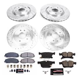 PowerStop Z23 Evolution Sport Brake Upgrade Kits for 2017-2024 PACIFICA, 2020-2024 VOYAGER - K7841