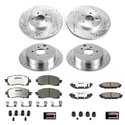 PowerStop Z26 Street Warrior Brake Upgrade Kits for 2018-2022 CROSSTREK, 2017-2022 IMPREZA - K7927-26