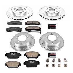 PowerStop Z23 Evolution Sport Brake Upgrade Kits for 1992-1994 ECLIPSE, 1993-1994 LASER, 1993 TALON - K799