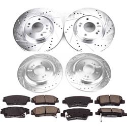 PowerStop Z23 Evolution Sport Brake Upgrade Kits for 2017-2022 SPORTAGE, 2019-2021 TUCSON - K8010
