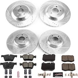 PowerStop Z23 Evolution Sport Brake Upgrade Kits for 2015-2023 C300, 2016-2018 C350E, 2015 C400 - K8050