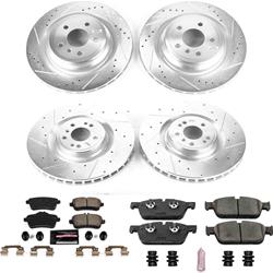 PowerStop Z23 Evolution Sport Brake Upgrade Kits for 2017-2019 GLE43 AMG, 2016-2018 GLE550E, 2012-2014 ML550 - K8191