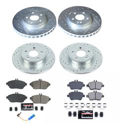 PowerStop Z23 Evolution Sport Brake Upgrade Kits for 2015-2020 GLA250, 2017-2019 QX30 - K8262