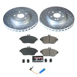 PowerStop Z23 Evolution Sport Brake Upgrade Kits for 2014-2019 CLA250, 2015-2020 GLA250, 2017-2019 QX30 - K8266