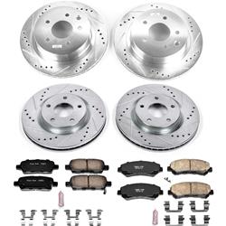 PowerStop Z23 Evolution Sport Brake Upgrade Kits for 2008-2013 ROGUE, 2014-2015 ROGUE SELECT - K8268