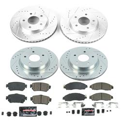 PowerStop Z23 Evolution Sport Brake Upgrade Kits for 2018-2025 LEAF - K8274