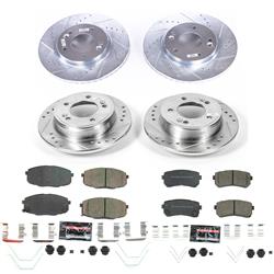 PowerStop Z23 Evolution Sport Brake Upgrade Kits for 2018-2023 KONA, 2021-2023 SELTOS - K8278