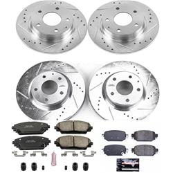 PowerStop Z23 Evolution Sport Brake Upgrade Kits for 2017-2018 3, 2019-2021 CX-3 - K8282