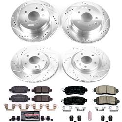 PowerStop Z23 Evolution Sport Brake Upgrade Kits for 2014-2017 LEAF - K8288