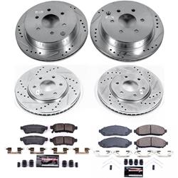 PowerStop Z23 Evolution Sport Brake Upgrade Kits for 2016-2019 FRONTIER - K8357