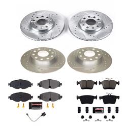 PowerStop Z23 Evolution Sport Brake Upgrade Kits for 2019-2022 JETTA - K8365