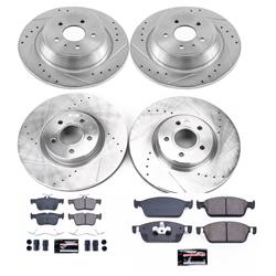 PowerStop Z23 Evolution Sport Brake Upgrade Kits for 2017-2019 MKC - K8390