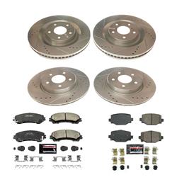 PowerStop Z23 Evolution Sport Brake Upgrade Kits for 2019-2024 QX50, 2022-2025 QX55 - K8451