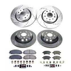 PowerStop Z23 Evolution Sport Brake Upgrade Kits for 2020-2023 GLADIATOR, 2021-2022 WRANGLER - K8509