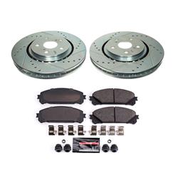 PowerStop Z23 Evolution Sport Brake Upgrade Kits for 2021-2024 RAV4 PRIME, SIENNA - K8705