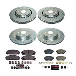 PowerStop Z23 Evolution Sport Brake Upgrade Kits for 2021-2024 RAV4 PRIME, SIENNA - K8736