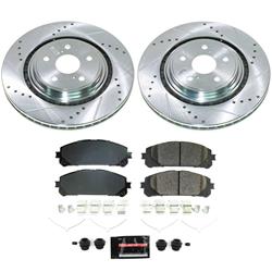 PowerStop Z23 Evolution Sport Brake Upgrade Kits for 2023-2024 RX350H, RX350, 2020-2024 HIGHLANDER - K8753