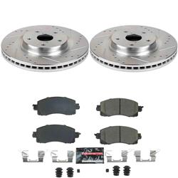 PowerStop - Brake Rotor and Pad Combos for 2020-2024 LEGACY, 2020-2023 OUTBACK - K8757