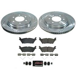 PowerStop Z23 Evolution Sport Brake Upgrade Kits for 2021-2024 F-150, 2022-2024 F-150 LIGHTNING - K8765