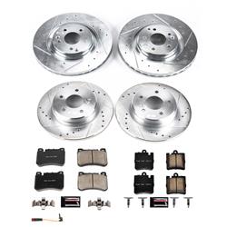 PowerStop Z23 Evolution Sport Brake Upgrade Kits for 2006-2008 SLK280, 2009-2011 SLK300, 2006-2009 SLK350 - K8887