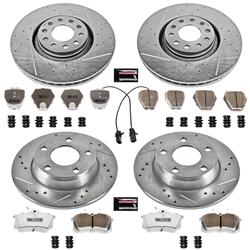PowerStop Z26 Street Warrior Brake Upgrade Kits for 2001-2005 ALLROAD QUATTRO - K889-26