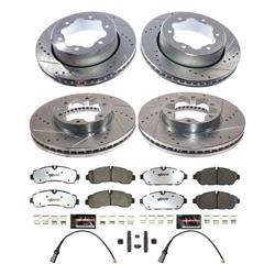 PowerStop Z36 Truck and Tow Brake Upgrade Kits for 2020-2024 TRANSIT-350 HD - K8984-36