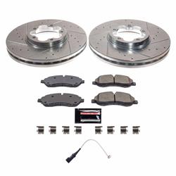 PowerStop Z23 Evolution Sport Brake Upgrade Kits for 2020-2021 TRANSIT-150, TRANSIT-250, TRANSIT-350 - K8988