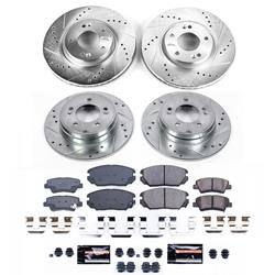 PowerStop Z23 Evolution Sport Brake Upgrade Kits for 2009-2010 SONATA - K9061