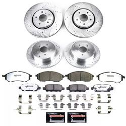 PowerStop Z26 Street Warrior Brake Upgrade Kits for 2009 FX35 - K9135-26