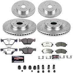 PowerStop - Brake Rotor and Pad Combos for 2020-2024 LEGACY, 2020-2023 OUTBACK - K9171-26