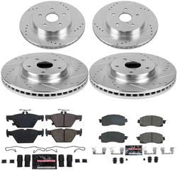 PowerStop - Brake Rotor and Pad Combos for 2020-2024 LEGACY, 2020-2023 OUTBACK - K9171