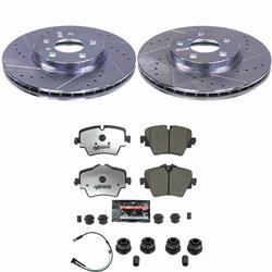 PowerStop Z26 Street Warrior Brake Upgrade Kits for 2020-2024 COOPER CLUBMAN, COOPER COUNTRYMAN - K9297-26
