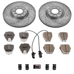 PowerStop Z26 Street Warrior Brake Upgrade Kits for 2000-2004 A6 QUATTRO, 2002-2003 S6 - K948-26
