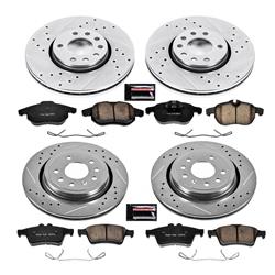 PowerStop Z23 Evolution Sport Brake Upgrade Kits for 2003-2011 9-3 - K986