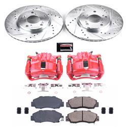 PowerStop Z23 Evolution Sport Brake Upgrade Kits with Calipers for 1998-2002 ACCORD - KC1041