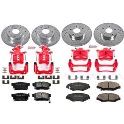 PowerStop Z23 Evolution Sport Brake Upgrade Kits with Calipers for 2003-2007 ACCORD - KC1047
