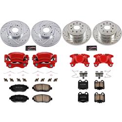 PowerStop Z23 Evolution Sport Brake Upgrade Kits with Calipers for 2001-2005 IS300 - KC1079A