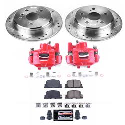 PowerStop Z23 Evolution Sport Brake Upgrade Kits with Calipers for 2000-2001 CAMRY, ES300 - KC1084
