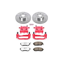 PowerStop Z26 Street Warrior Brake Upgrade Kits with Calipers for 2005-2006 9-2X, 2002-2010 IMPREZA, 2002-2004 LEGACY - KC1124-26