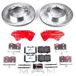 PowerStop Z36 Truck and Tow Brake Upgrade Kits with Calipers for 1998-2002 LAND CRUISER, LX470 - KC1132-36