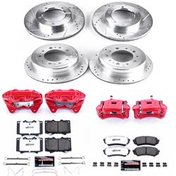 PowerStop Z36 Truck and Tow Brake Upgrade Kits with Calipers for 2003-2007 LAND CRUISER, LX470 - KC1133A-36