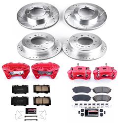 PowerStop Z23 Evolution Sport Brake Upgrade Kits with Calipers for 2003-2007 LAND CRUISER, LX470 - KC1133A