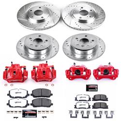 PowerStop Z36 Truck and Tow Brake Upgrade Kits with Calipers for 2001-2003 HIGHLANDER - KC1139-36